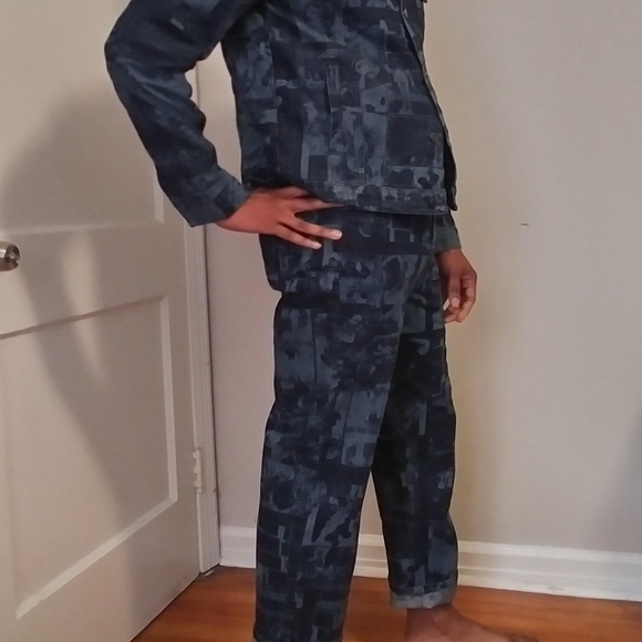 Daily Paper denim set (jacket, size small and jeans, size 30) - Picture 3 of 3